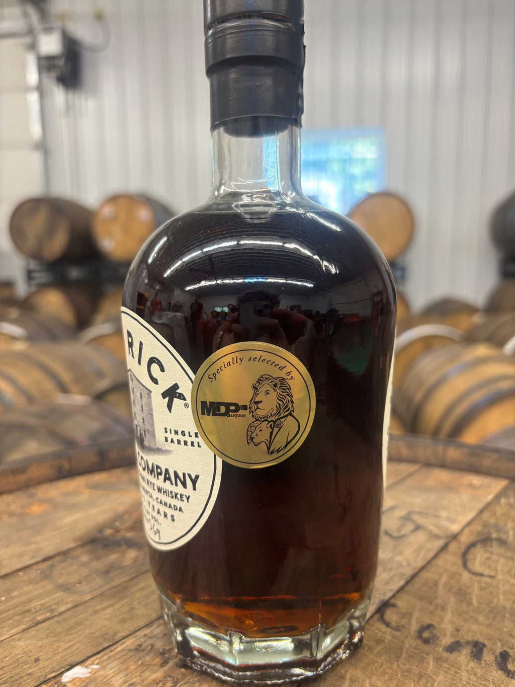 Old Rick 21 yr Alberta rye  139pf. The LIONSDEN and MDPLIQUOR pick ( pick up and shipping start after 9/24/26)
