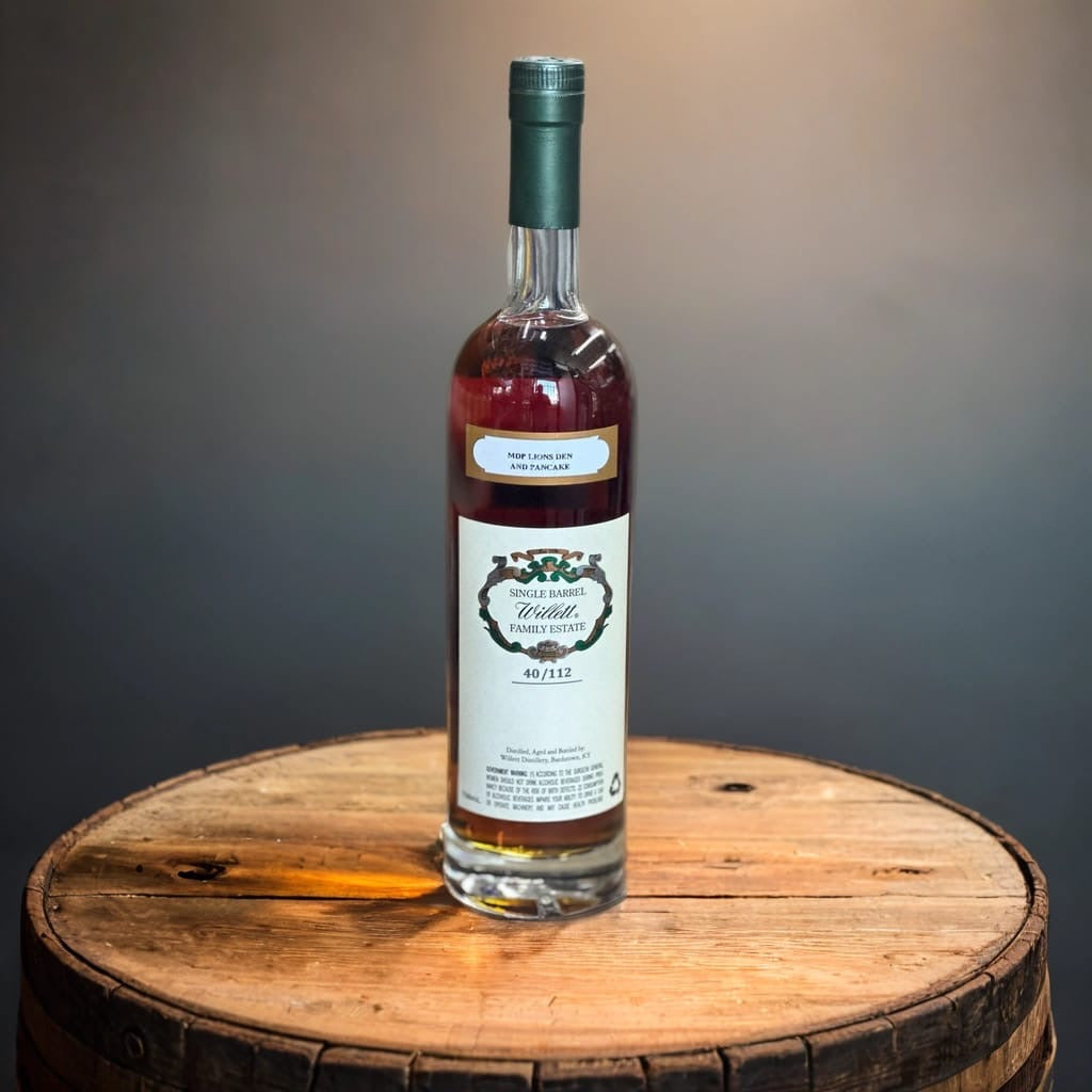 Willett 12 Year Rye Barrel #2300 MDP Lions Den Pancake Pick 750ml