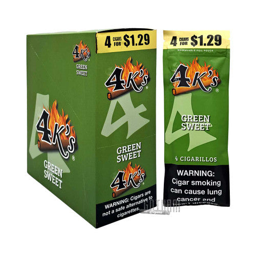 4 King Green Sweet Cigars