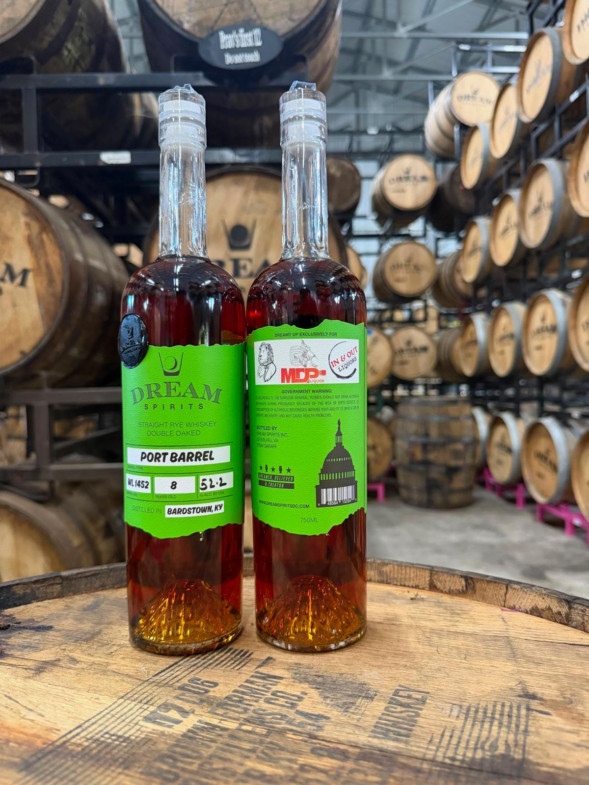 DREAM SPIRIT [ WILLET JUICE. BARREL NUM:-WL1452 ] PICK BY LION’s DEN SPIRIT AND MDP LIQUOR. PORT BARREL
