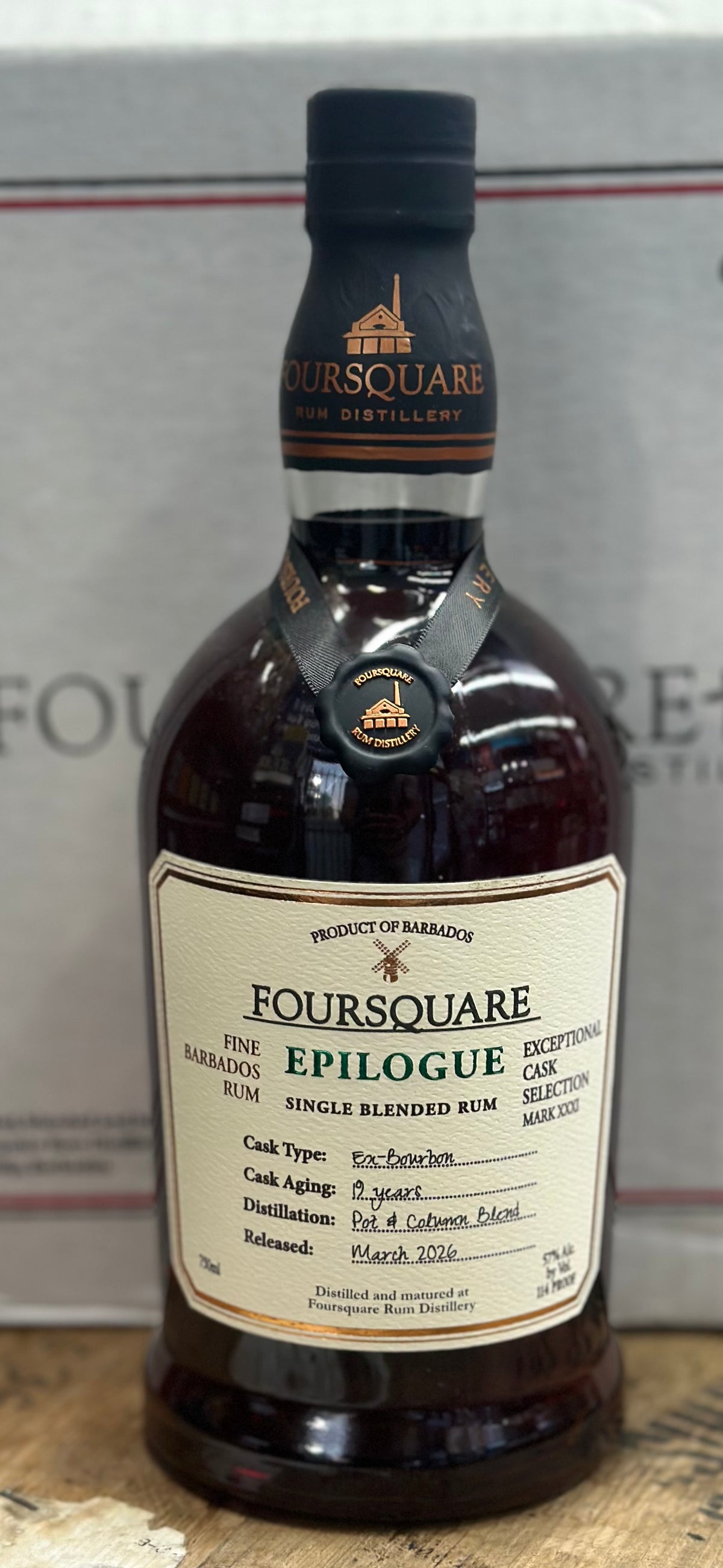 Foursquare Epilogue Exceptional Cask Selection Mark XXXI Rum