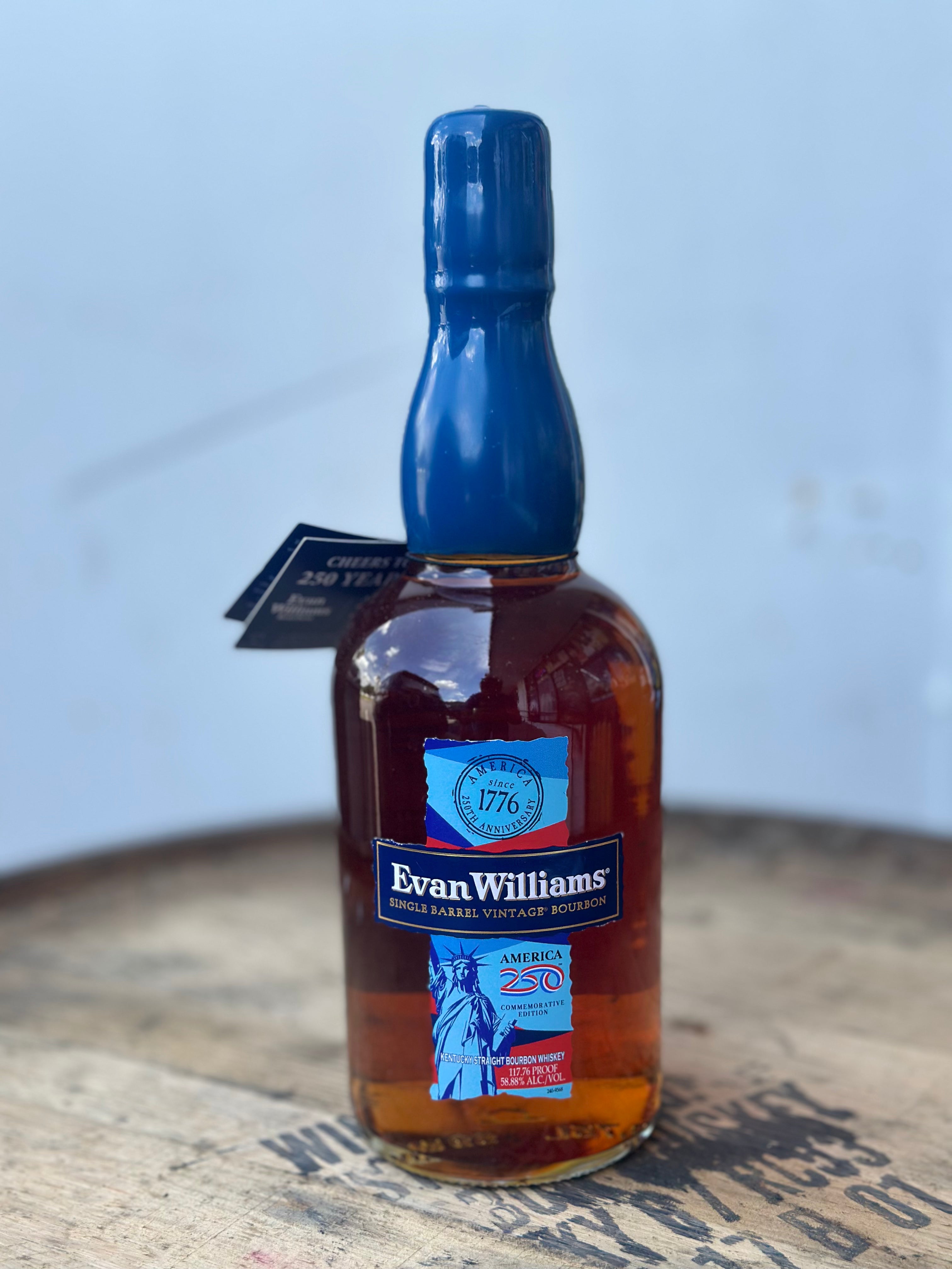 Evan Williams 250 commemorative edition single barrel 750ml
