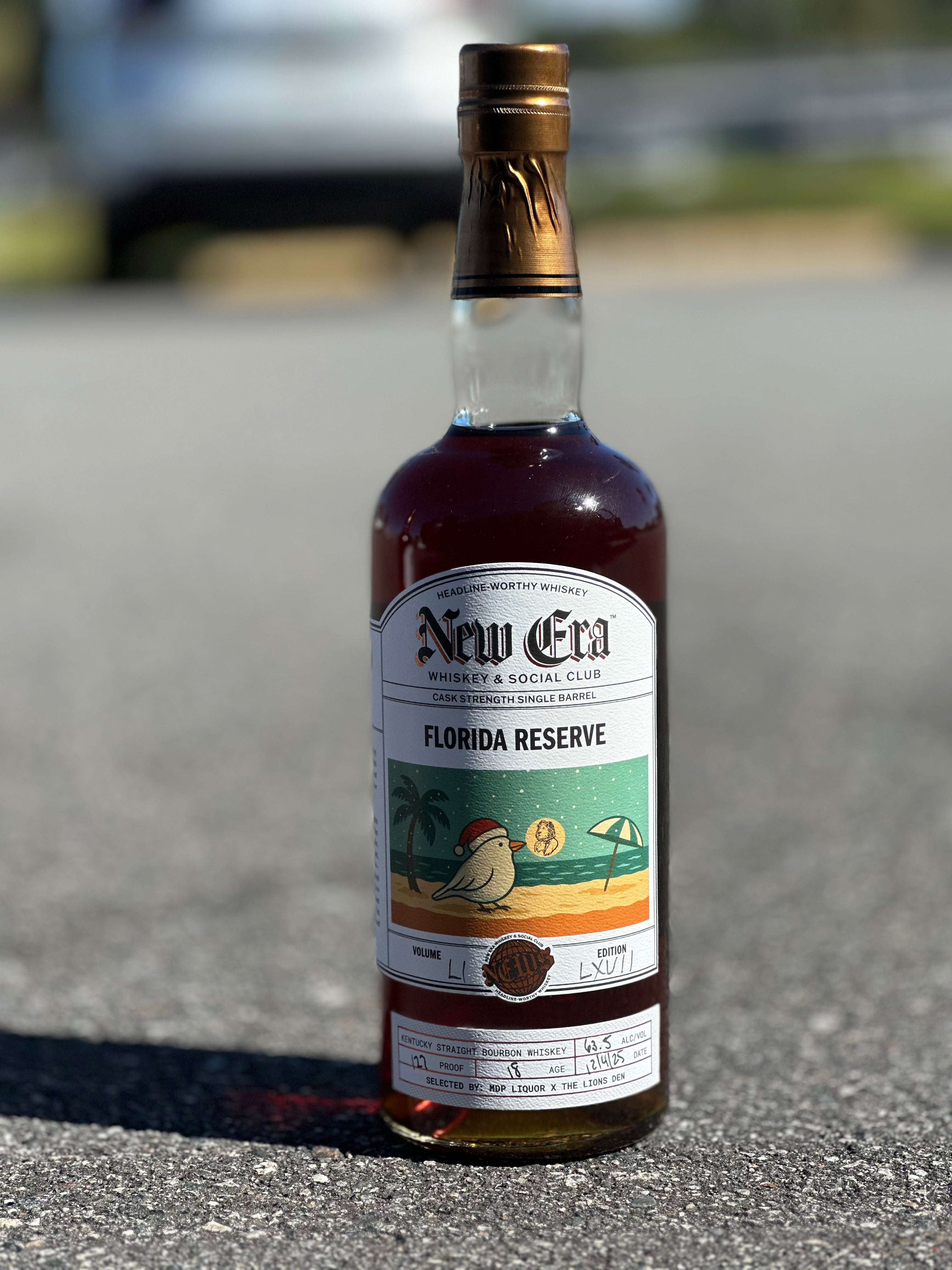 New Era Florida Reserve 18 Year MGP Lions Den & Whisky Pancake Pick 750ml