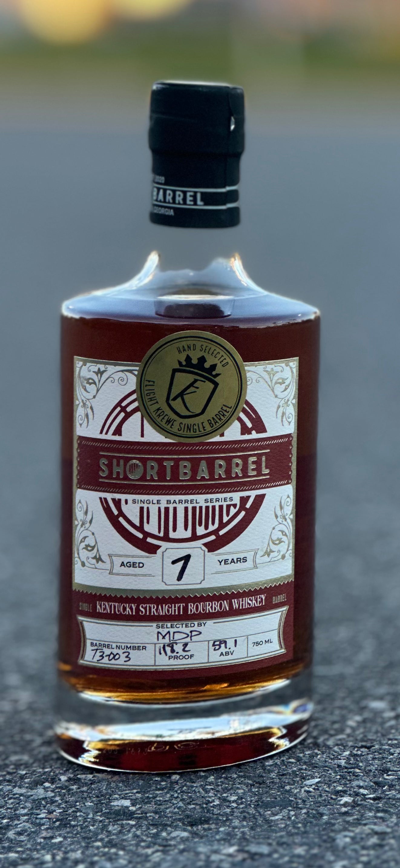 Shortbarrel Wild Turkey Bourbon MDP & Flight Krewe Pick 118.2 Proof 750ml