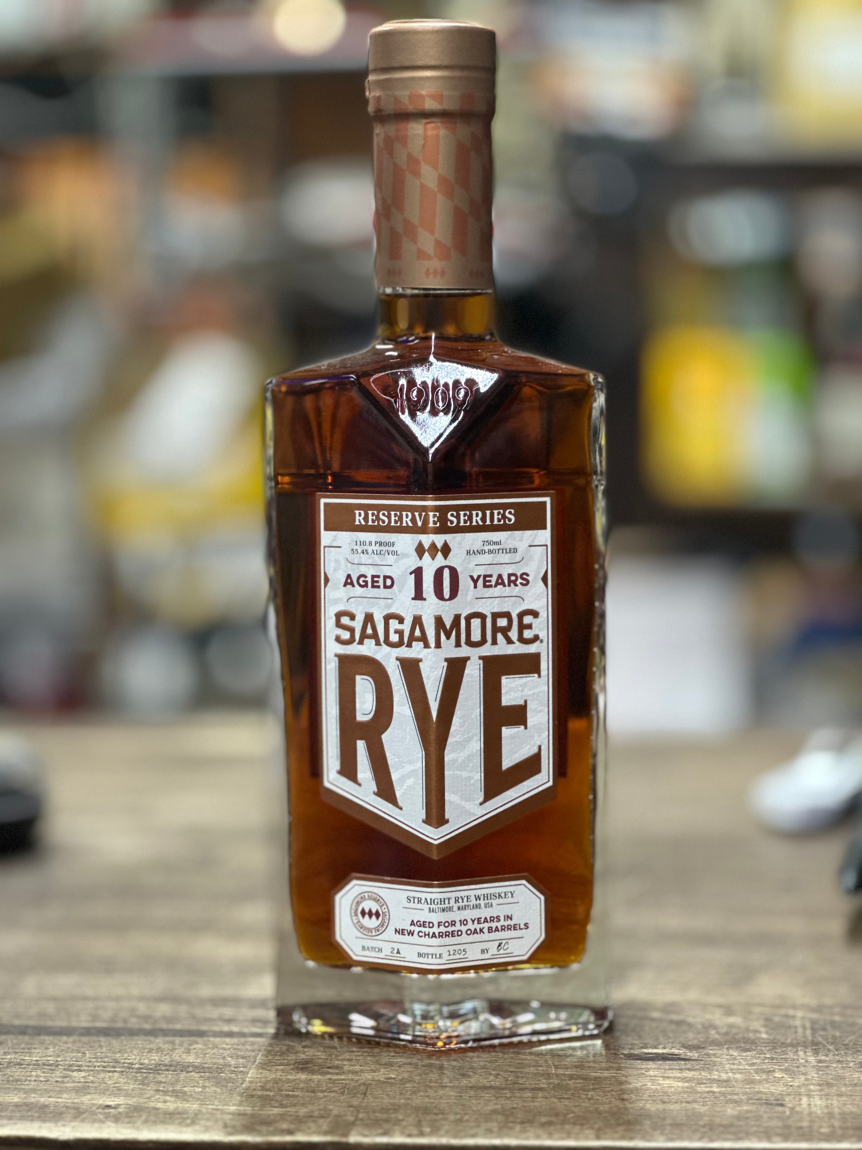 Sagamore 10 Year Rye Whiskey 750ml