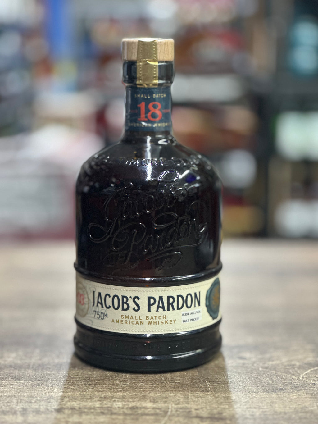 Jacob’s Pardon 18 Year 142.7 Proof Canadian Whisky 750ml
