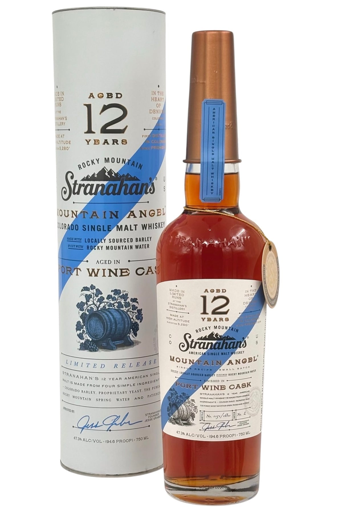 Stranahans Mountain Angel 12 Year Old American Whiskey