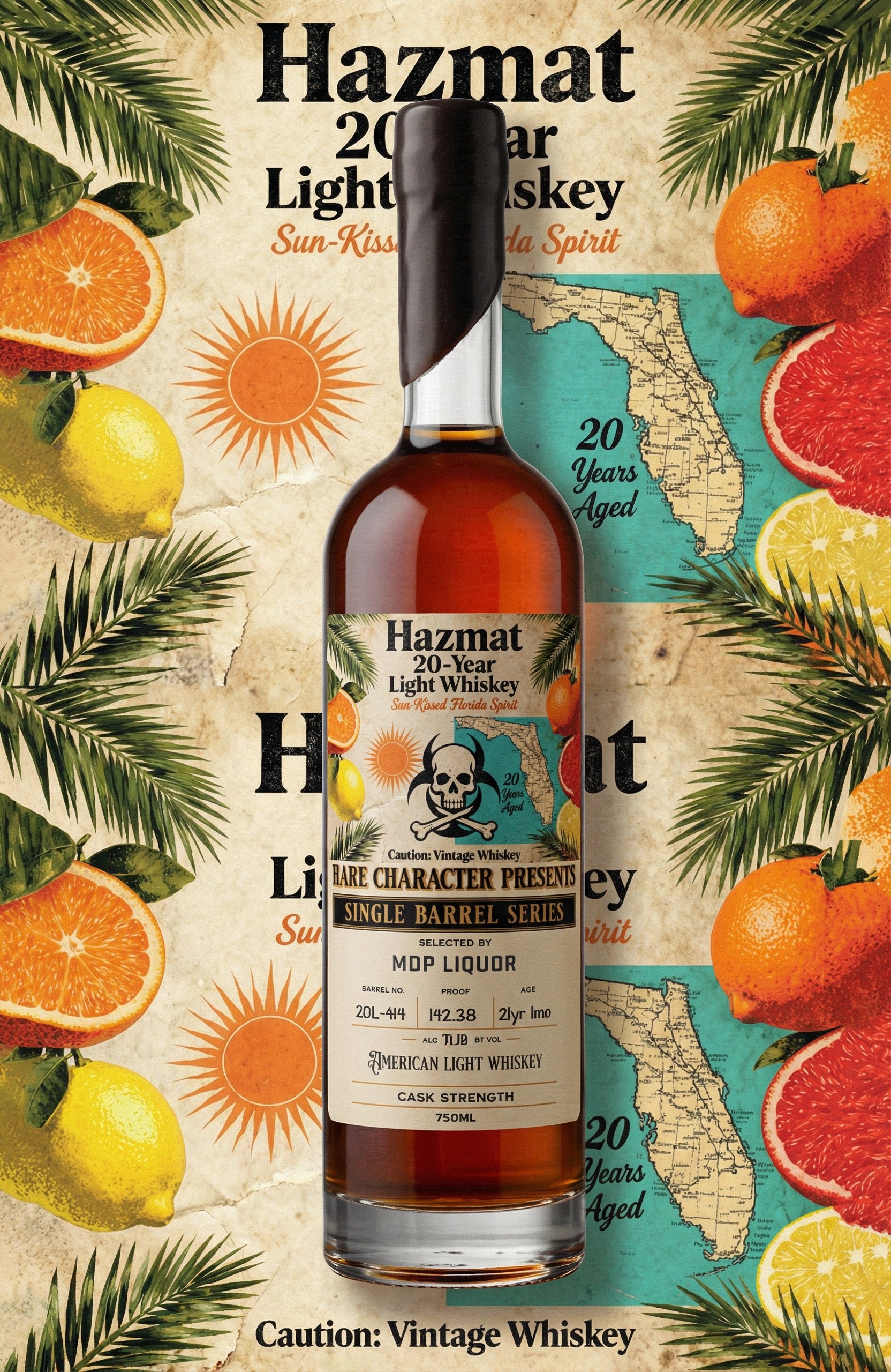 Rare Character 21 Year Light Whisky 142.38 Proof 750ml