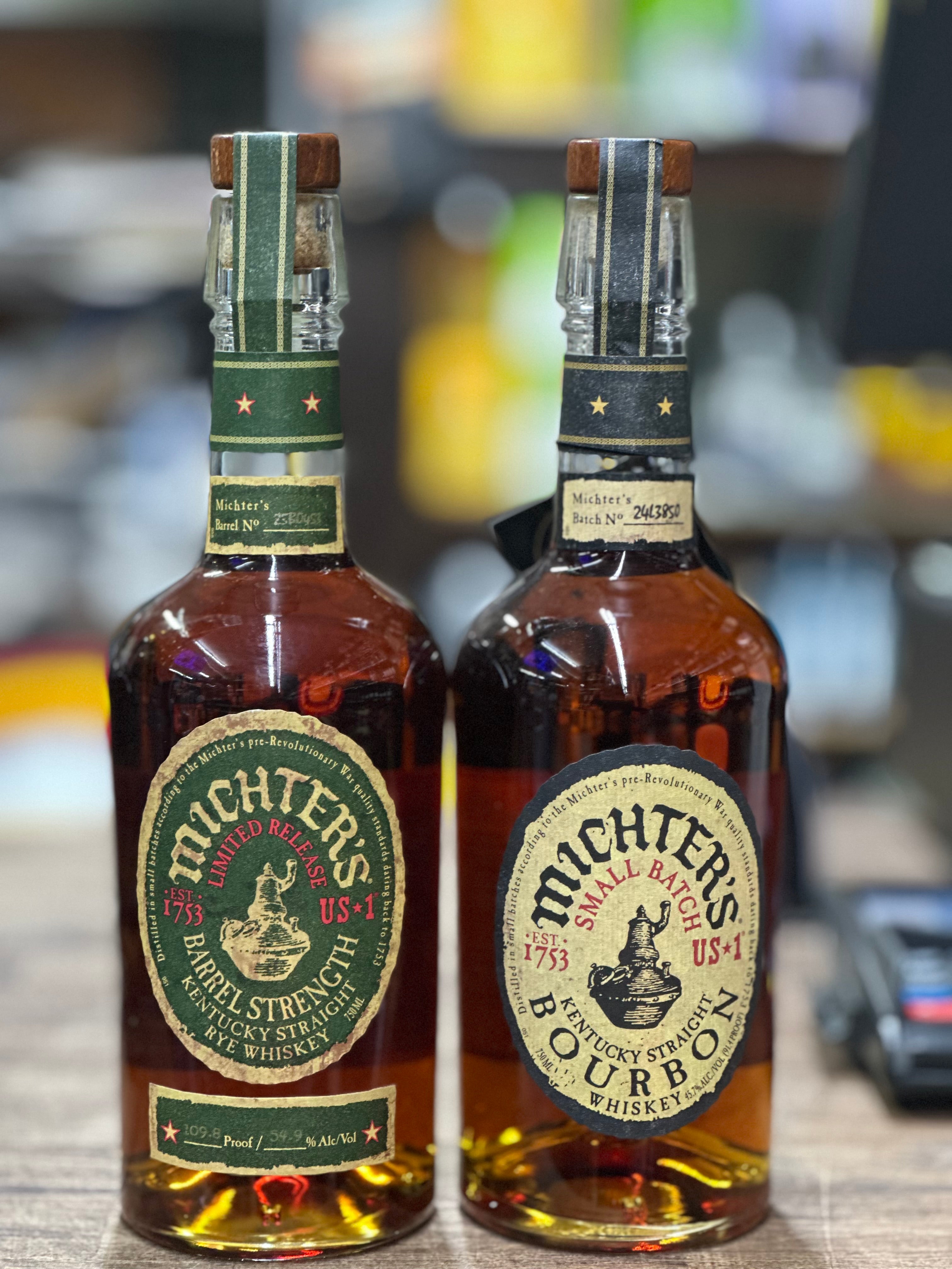 Michter’s Barrel Strength Rye Whiskey Combo Pack 750ml