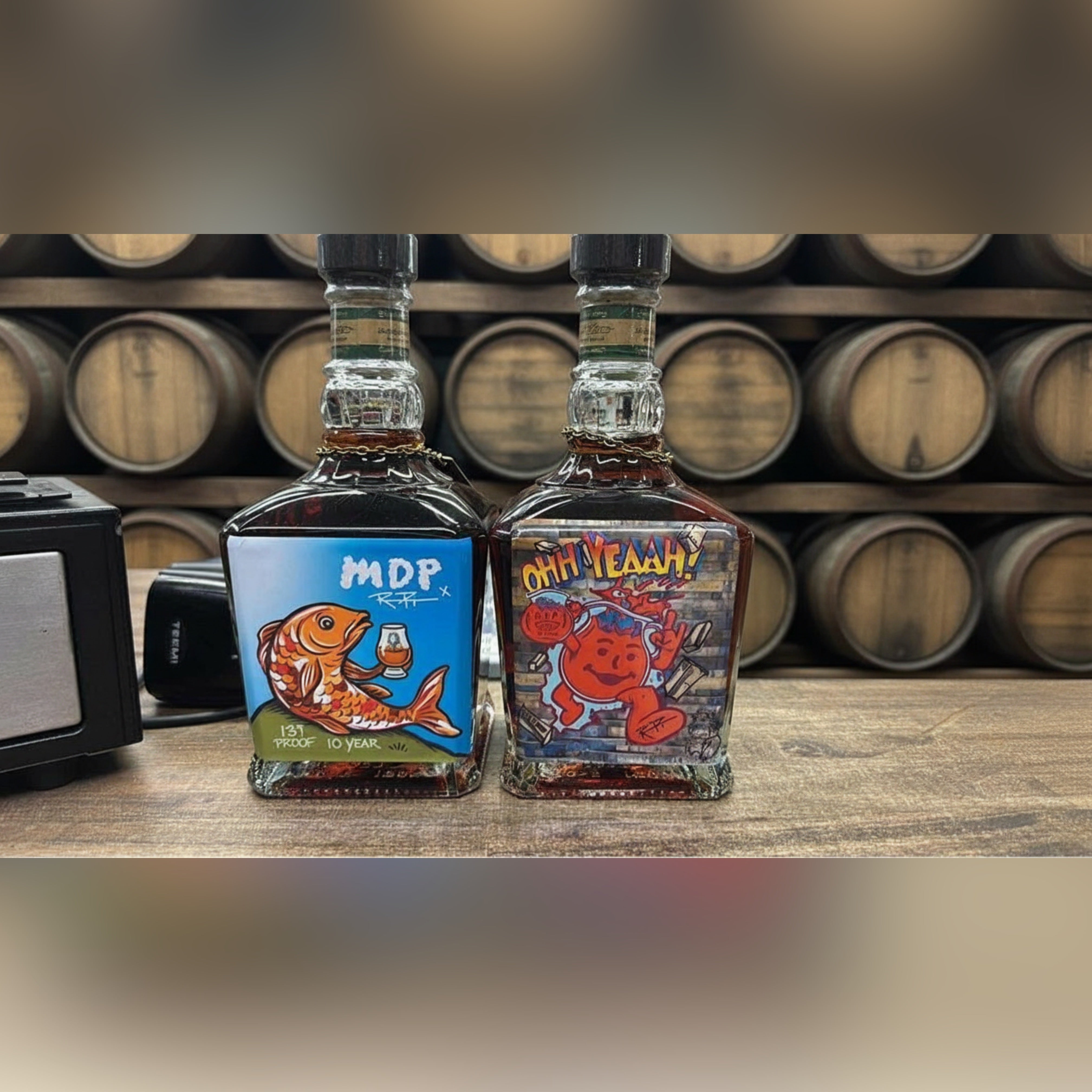 Jack Daniel's 10 Year Rye Coy Hill Lions Den Combo Pack 750ml