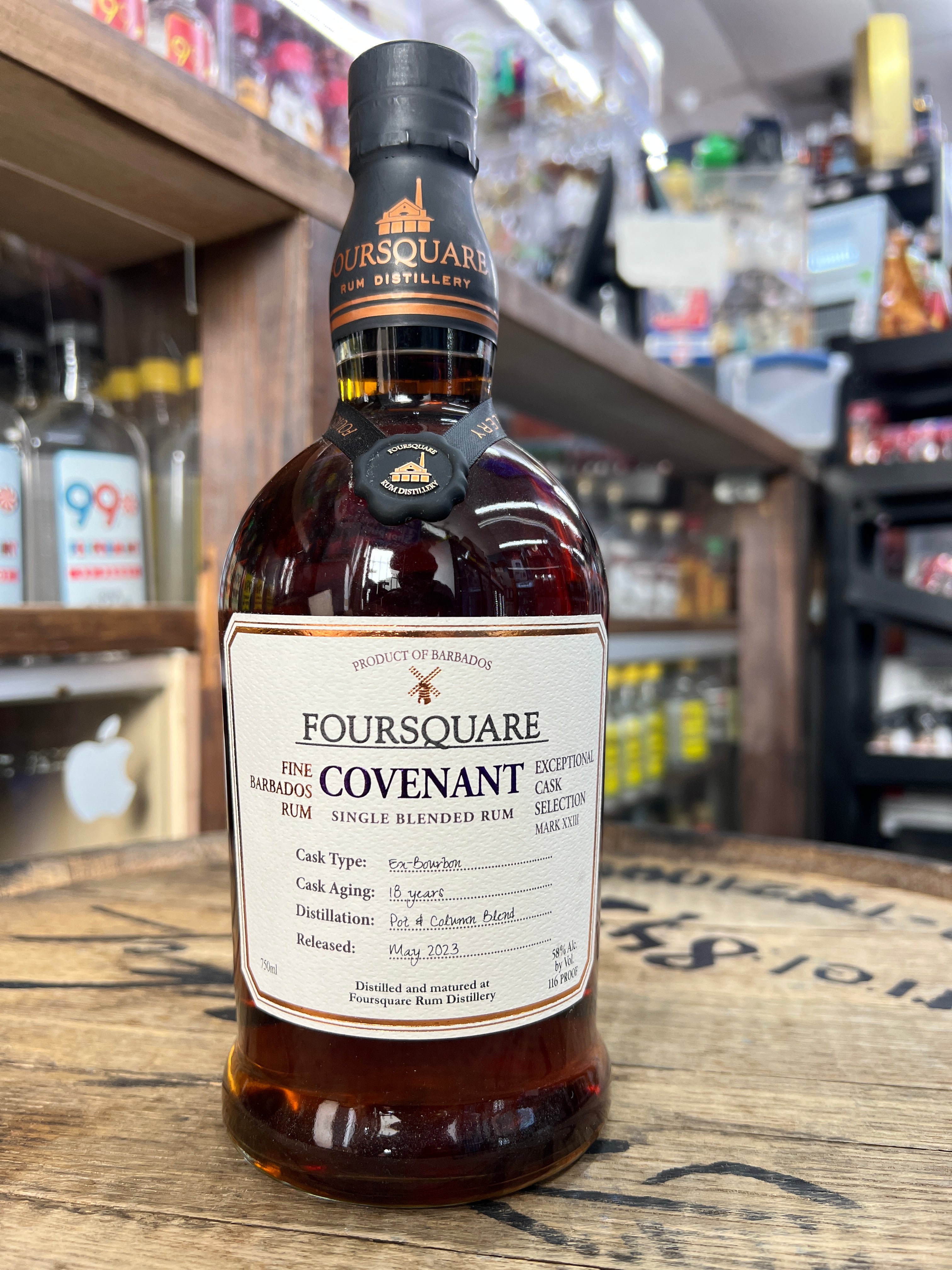 Foursquare Covenant 18 Year Rum 750ml