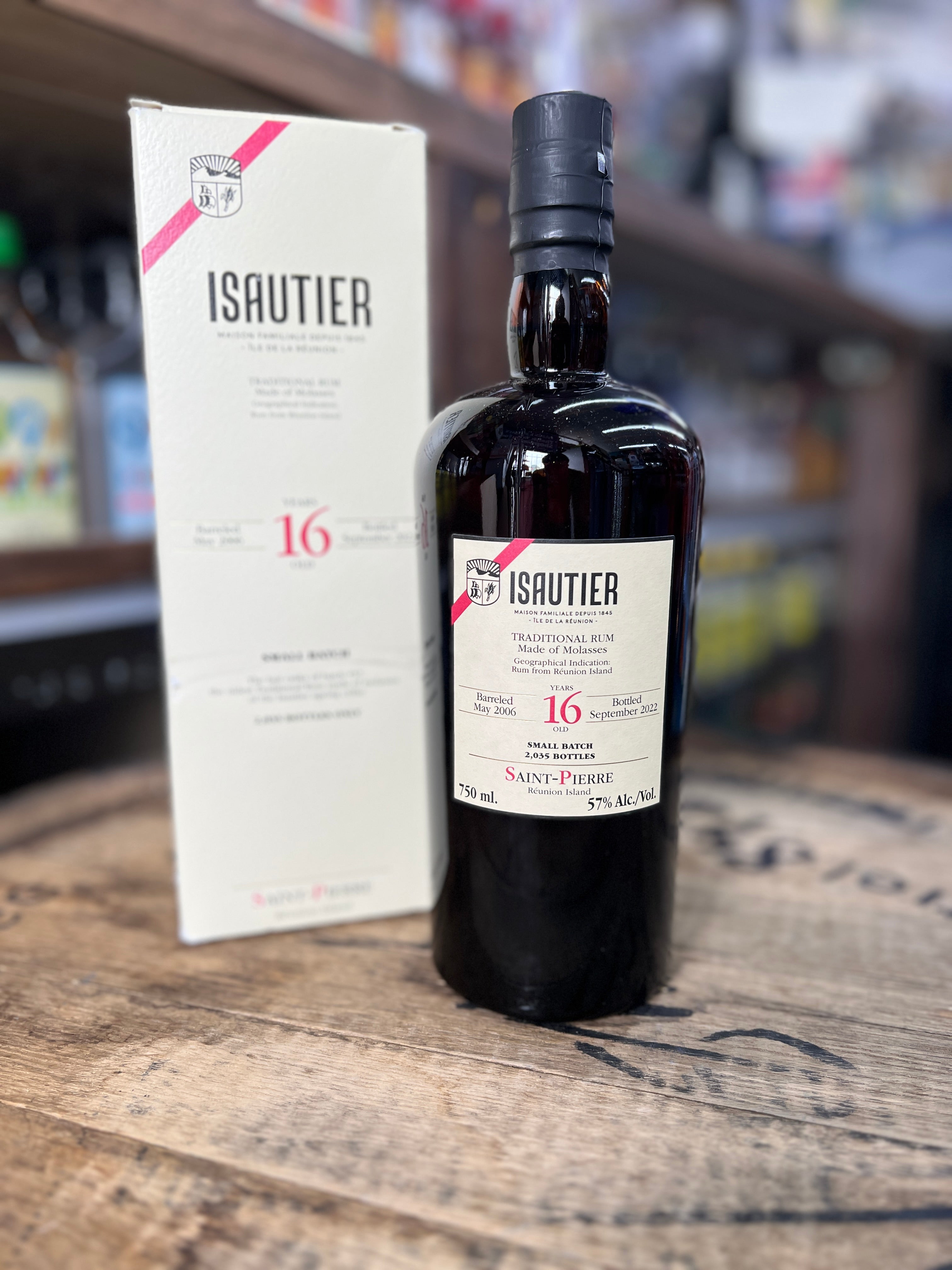 Isautier 16 Year Small Batch Molasses Rum 750ml