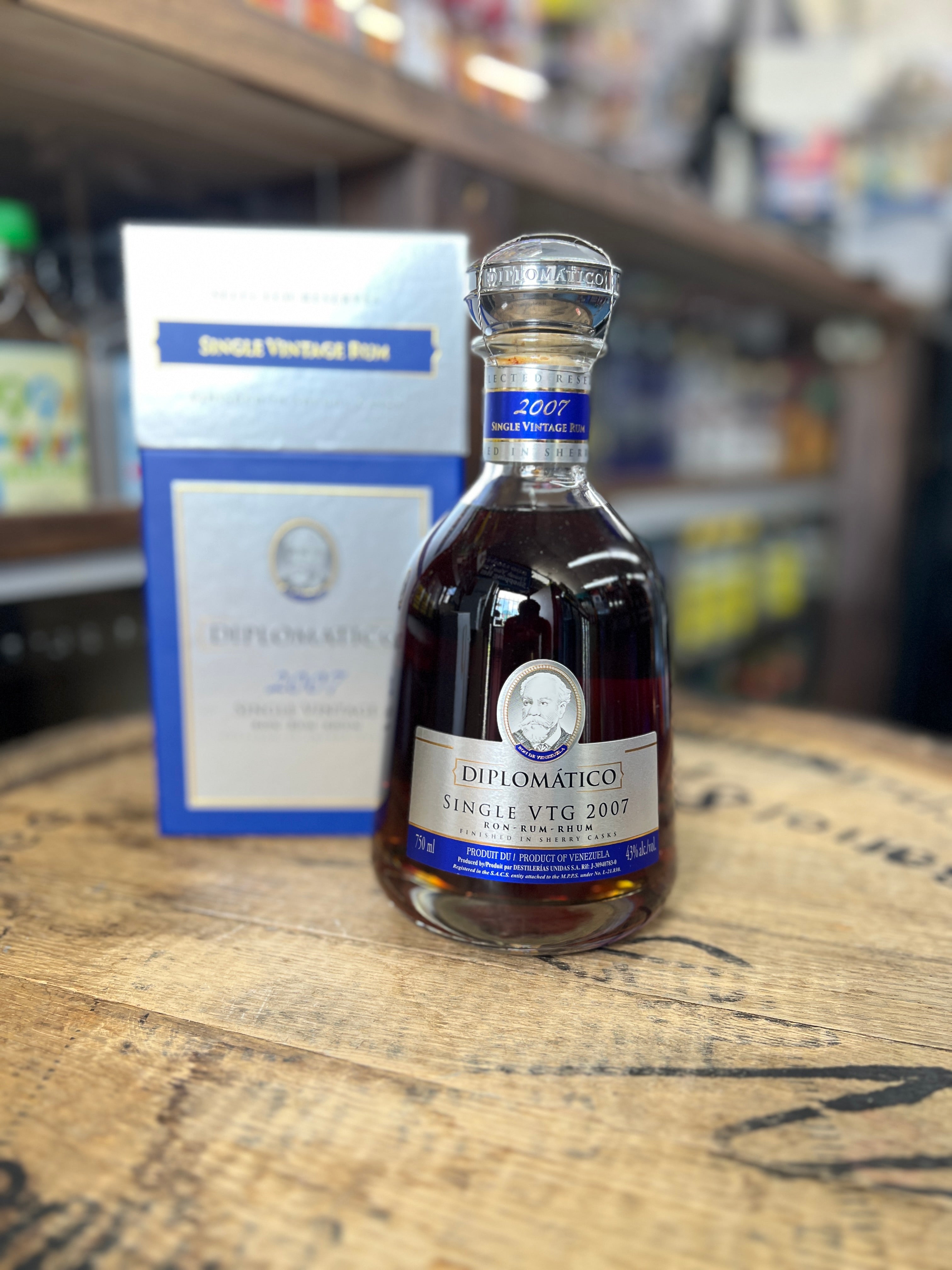 Diplomático Single Vintage 2007 Rum 750ml