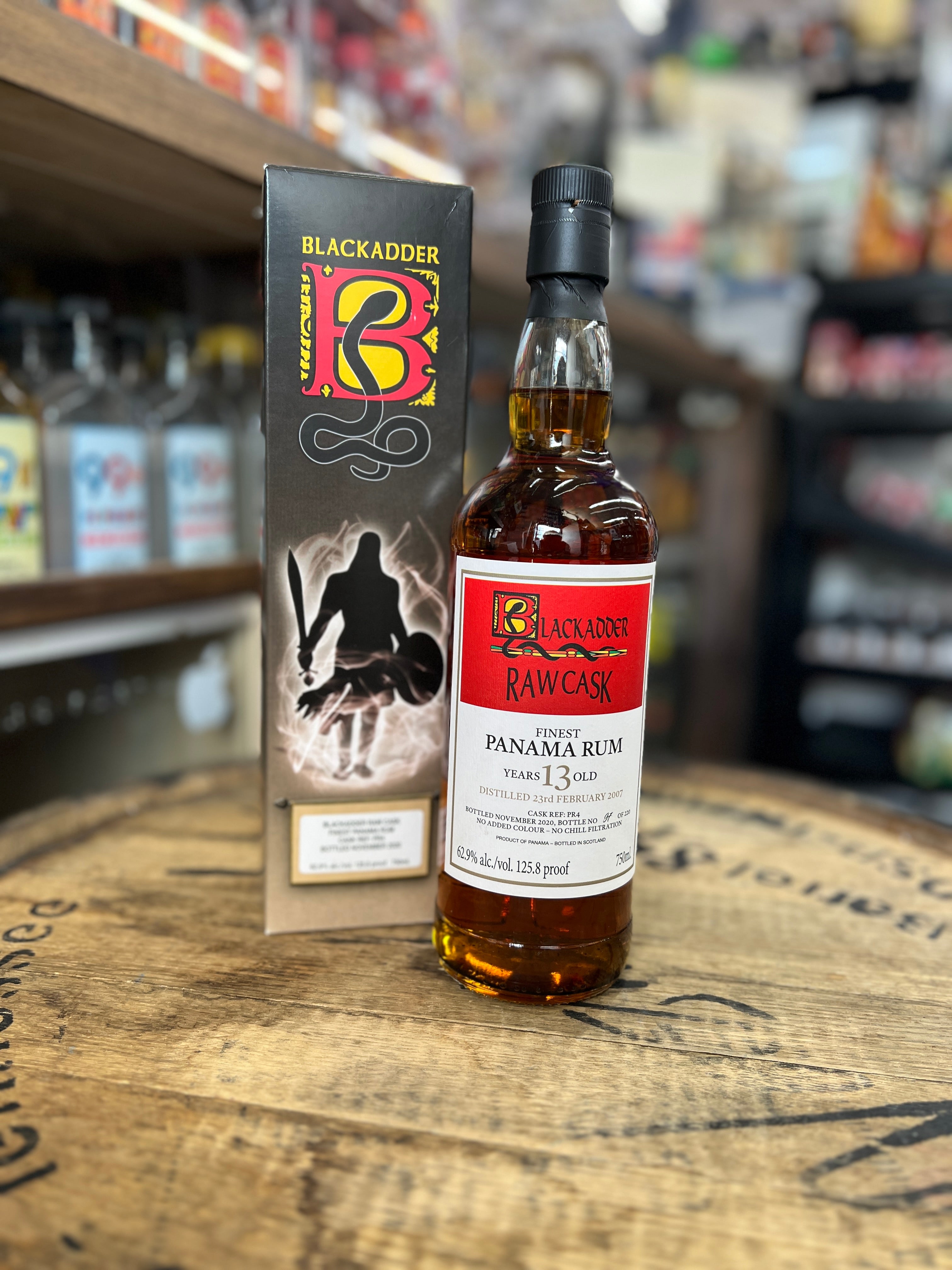 Blackadder Raw Cask Panama 13 Year Rum 750ml