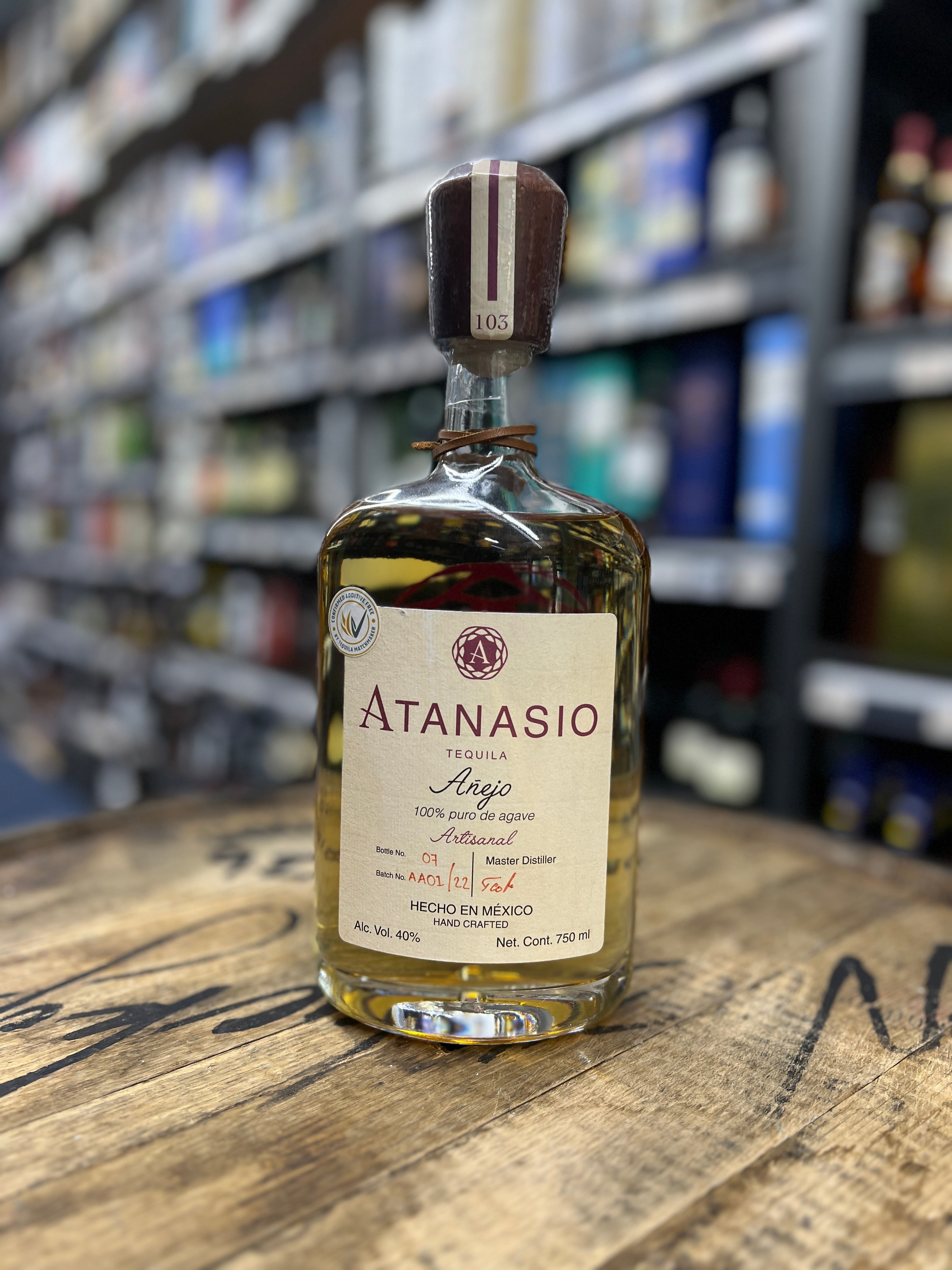 Atanasio Añejo Tequila 750ml