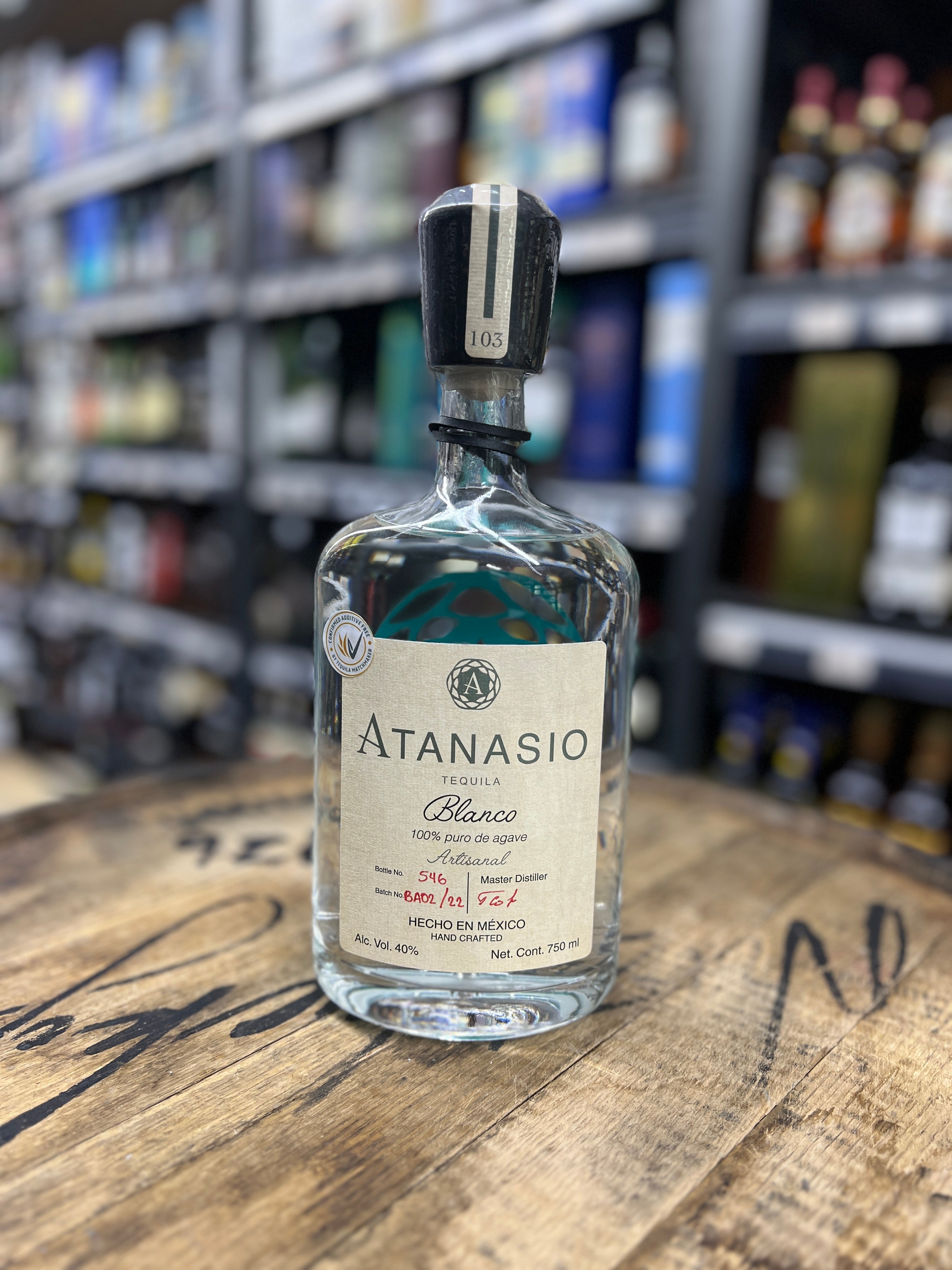 Atanasio Blanco Tequila 750ml