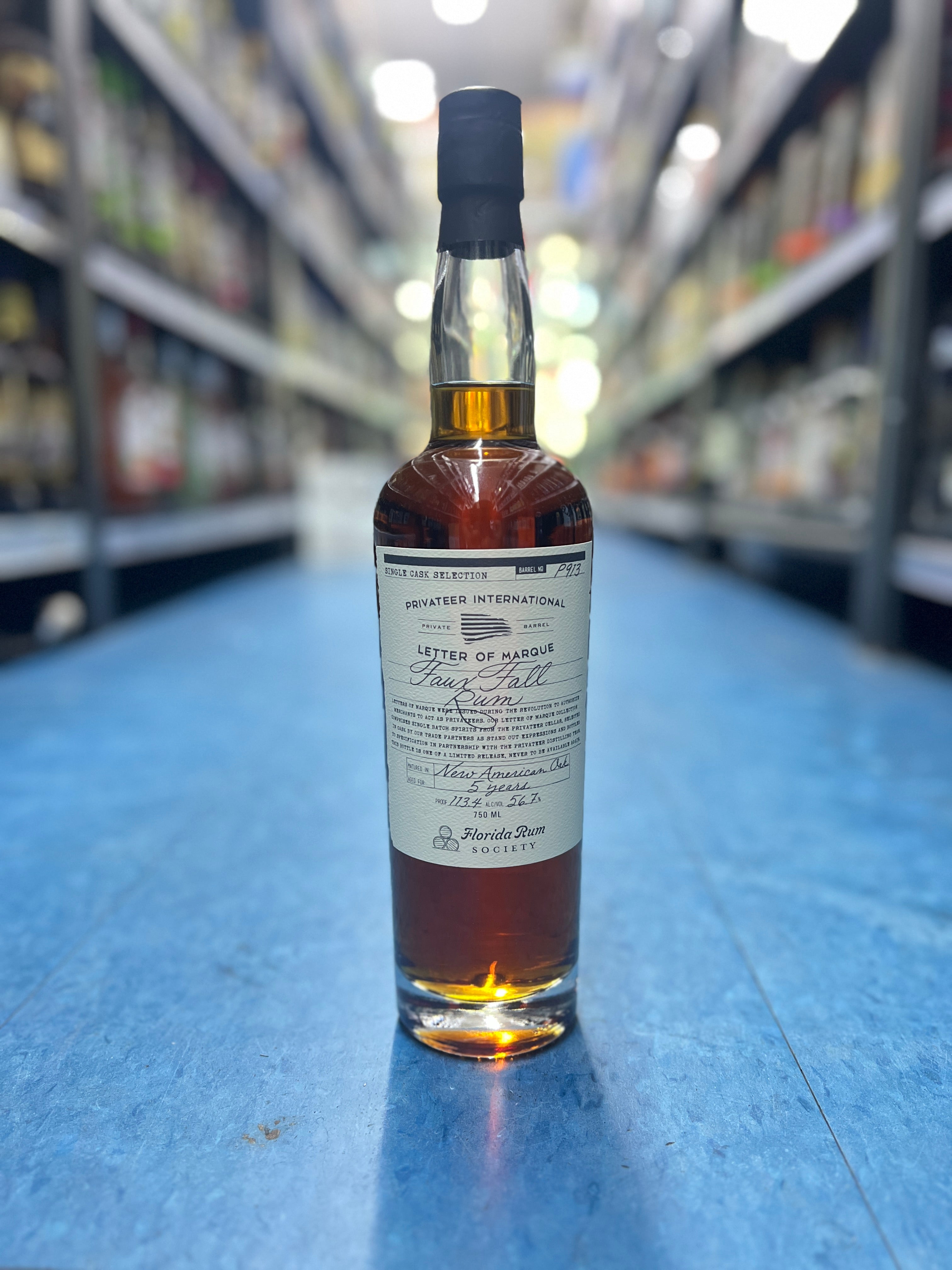 Privateer New American Oak 5 Year Single Barrel Rum 750ml