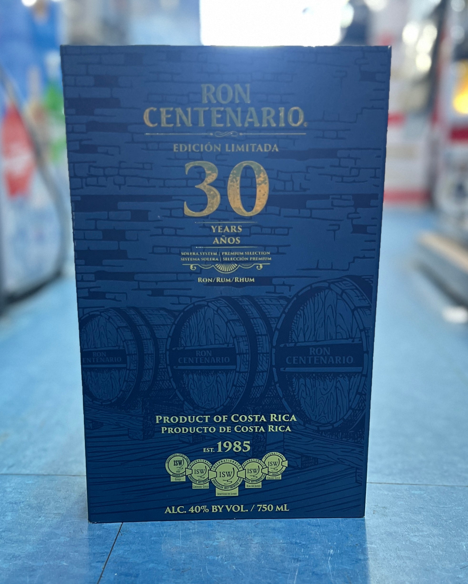 Ron Centenario 30 Aniversario Edición Limitada Rum 750ml