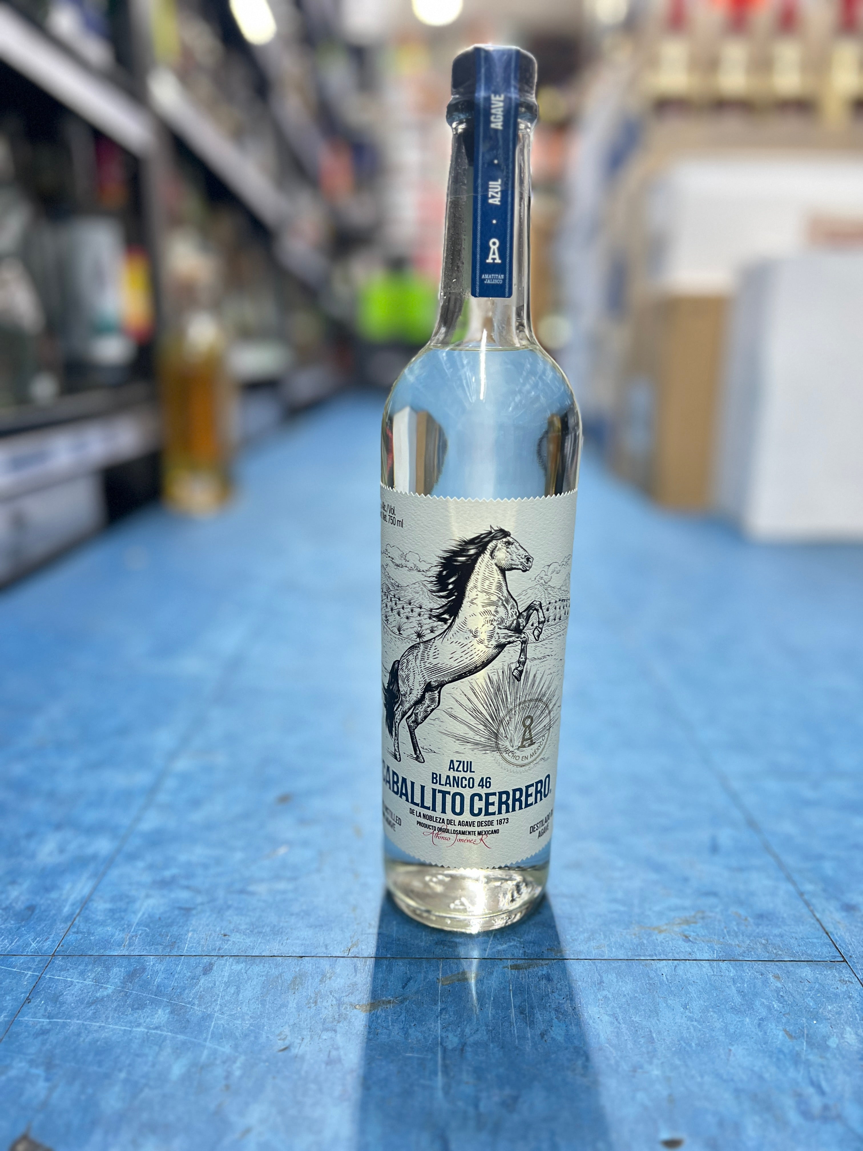 Caballito Cerrero Azul Blanco 46 Tequila 750ml