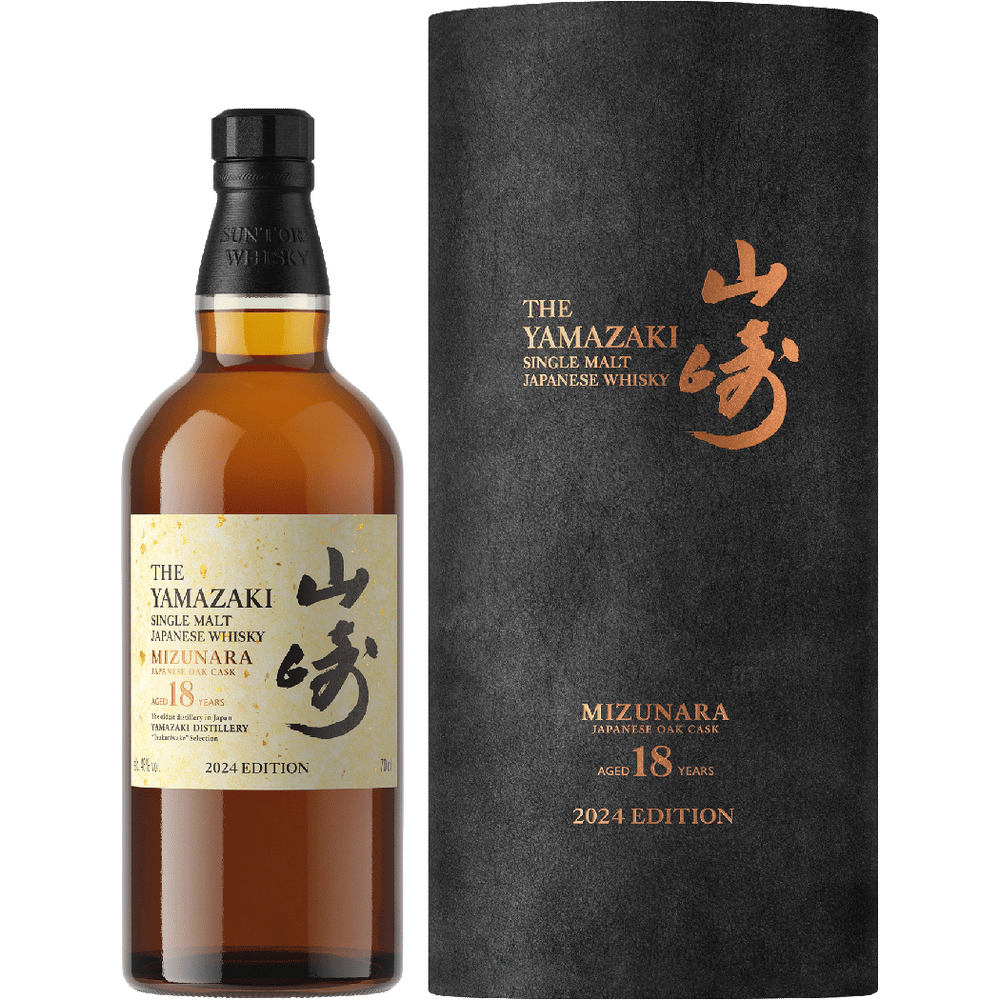 Yamazaki Mizunara 18 Year Old 2024 Edition Single Malt Japanese Whisky 750ml
