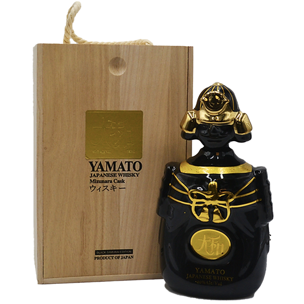 Yamato Mizunara Cask Black Samurai Edition Japanese Whisky 750ml