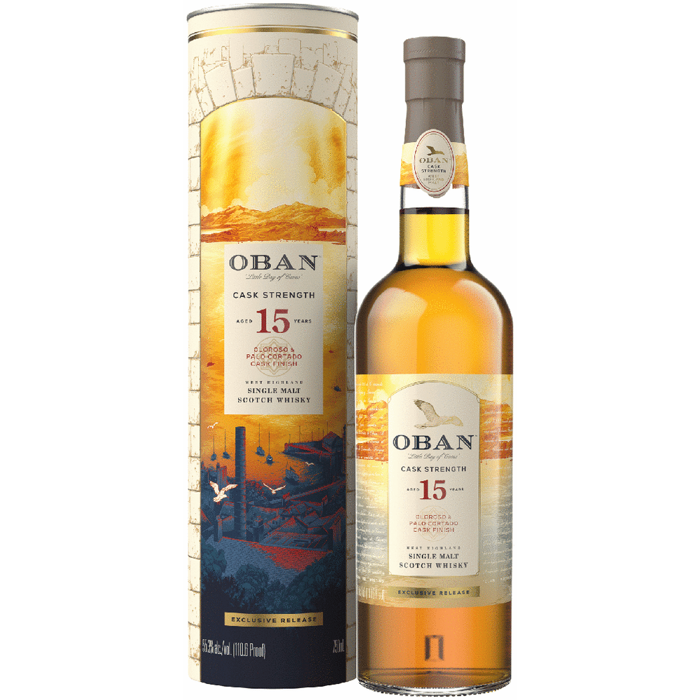Oban 15 Year Cask Strength Sherry Cask Finished Single Malt Scotch Whisky 750ml