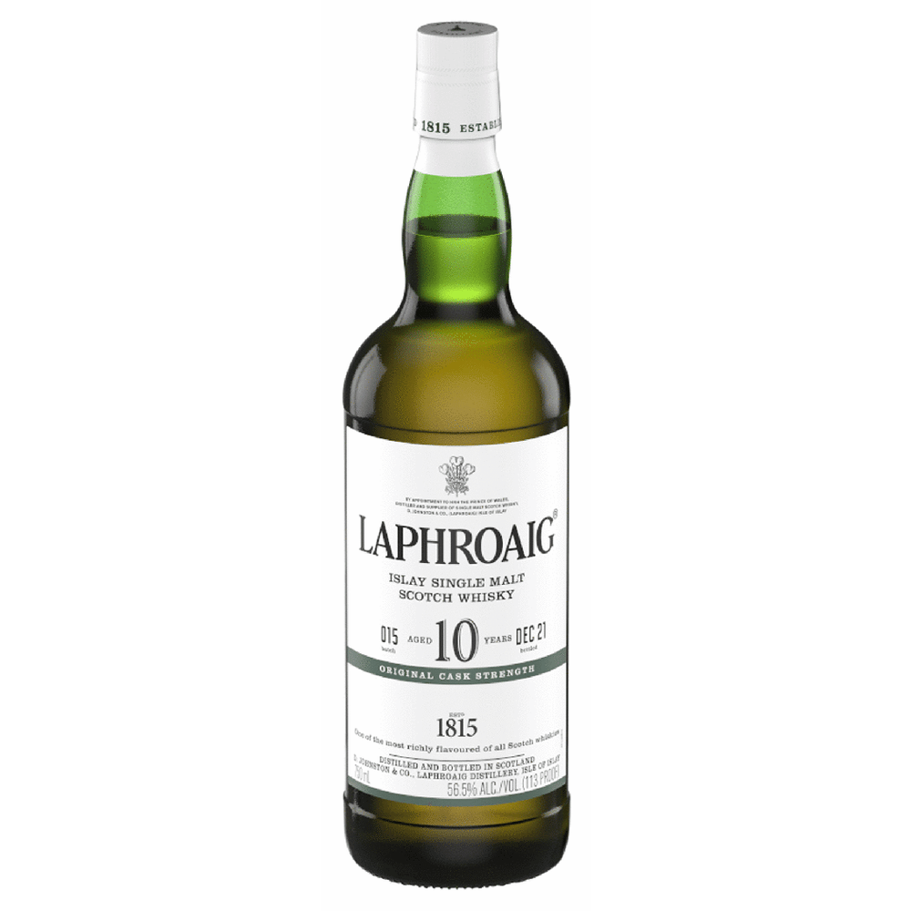 Laphroaig 10 Year Cask Strength Batch 15 Single Malt Scotch Whisky 750ml