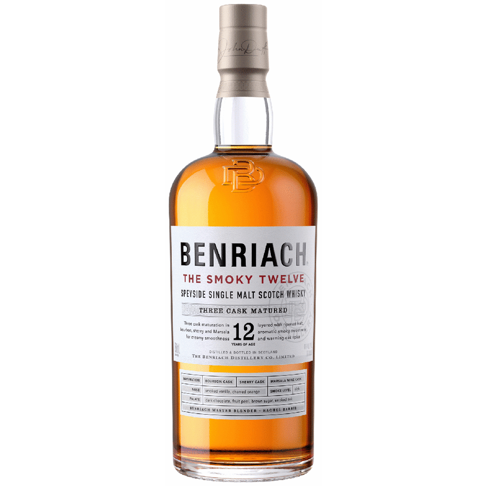 Benriach The Smoky Twelve Single Malt Scotch Whisky 750ml