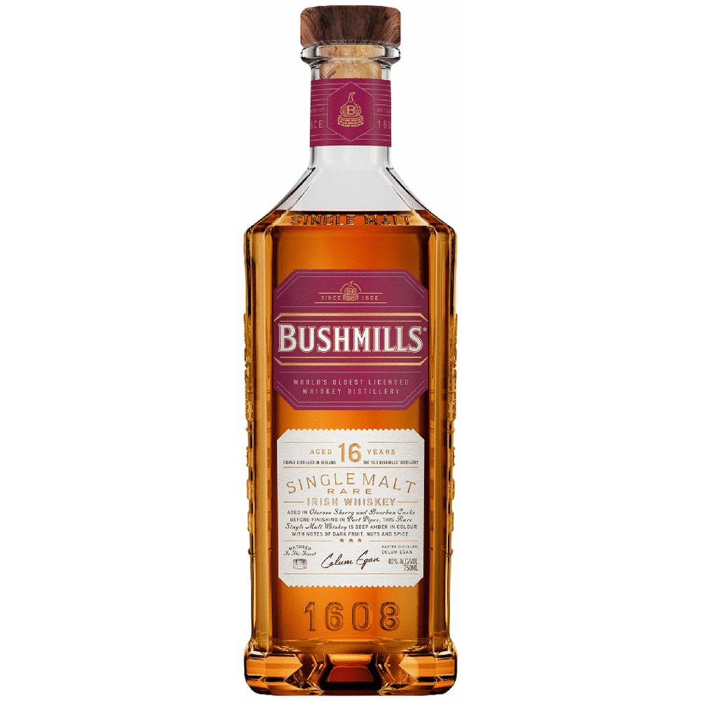 Bushmills 16 Year Single Malt Irish Whiskey 750ml