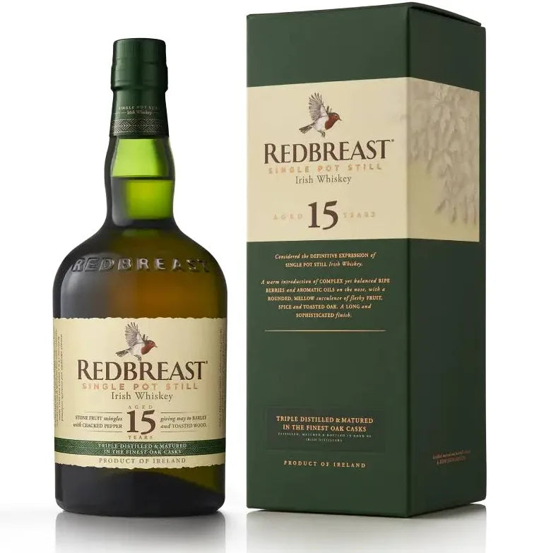 Redbreast 15 Year Irish Whiskey 750ml