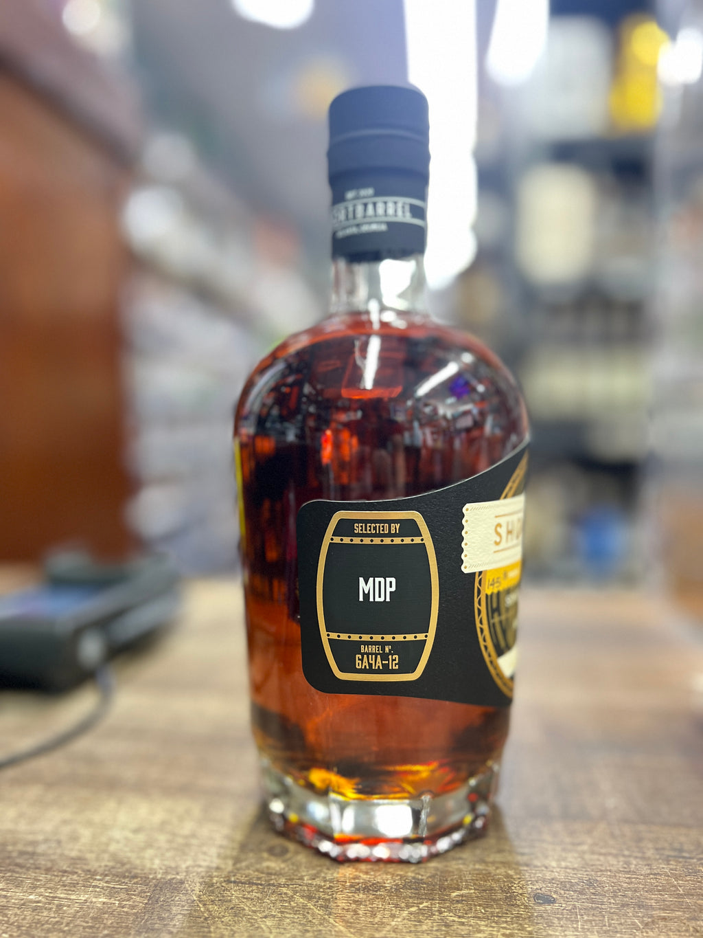SHORT BARREL 8 YR AMERICAN LIGHT WHISKEY BY MDP. PF:145( HAZMAT)
