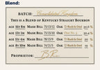 Rathskeller Revival "Consolidated Kingdom Blend" Kentucky Straight Bourbon