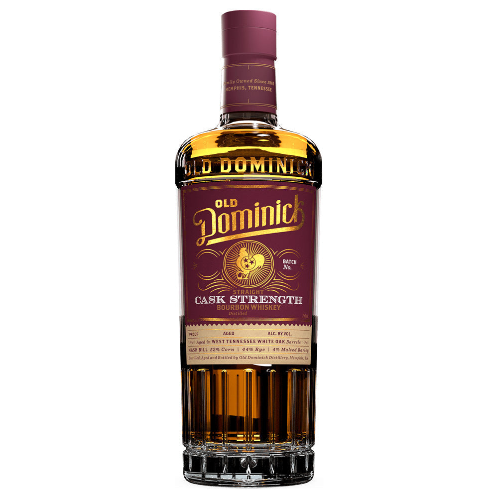 OLD DOMINICK CASK STRENGTH BOURBON WHISKEY
