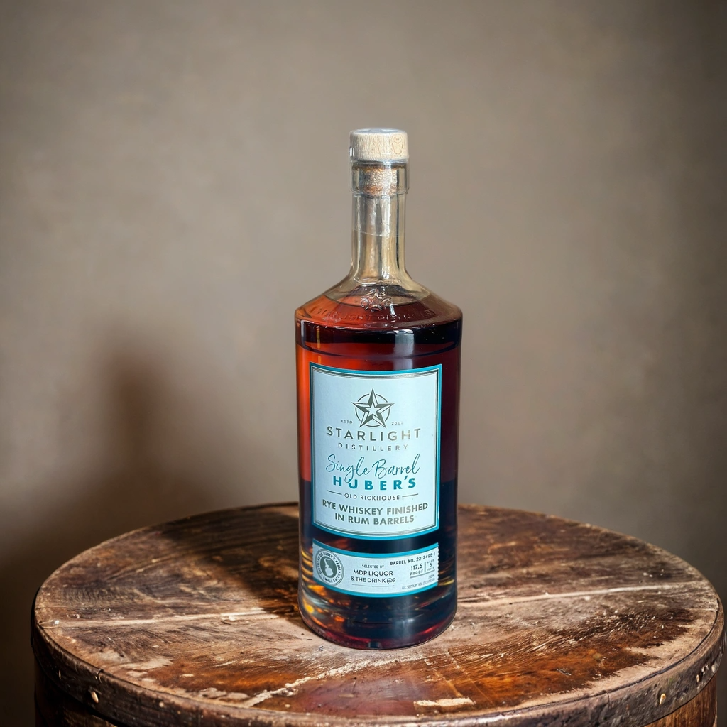Starlight Rye Whiskey Finished in Rum Barrels 117.5 Proof 750ml