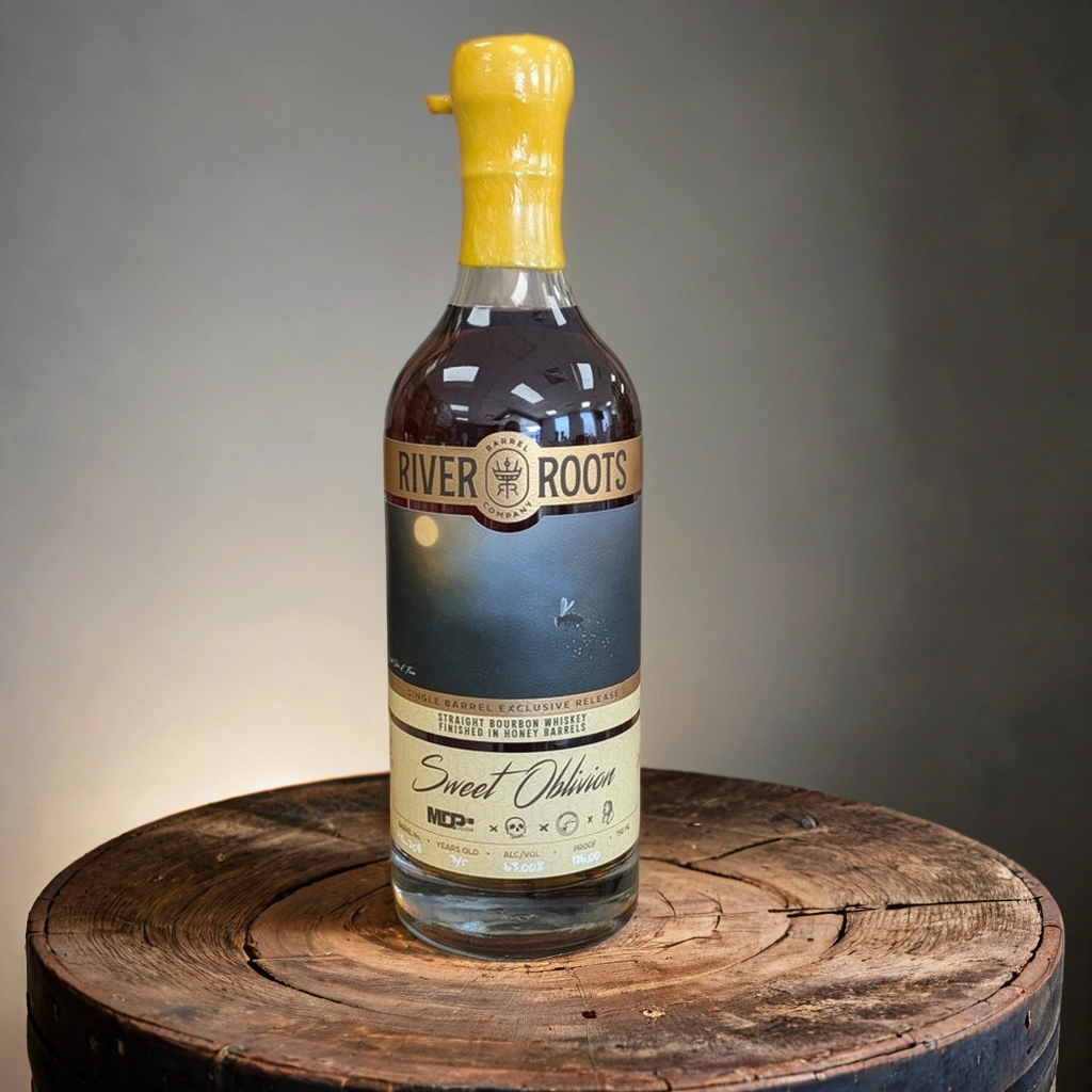 River Roots 7 Year Bourbon Honey Barrel Finished “Sweet Oblivion” 750ml