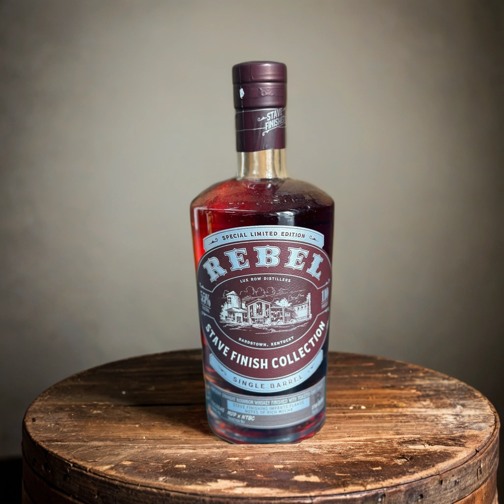 Rebel Cask Strength Wheated Bourbon Mocha Stave Finish Single Barrel 750ml