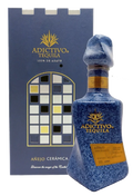 Adictivo Anejo Blue Ceramic Tequila