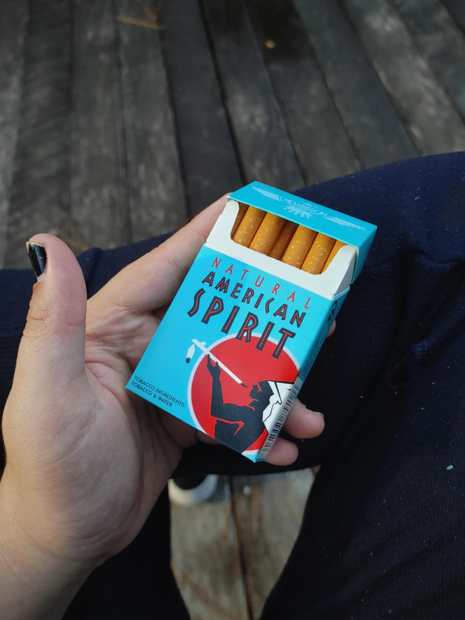 American Spirit Dark Blue Cigarettes