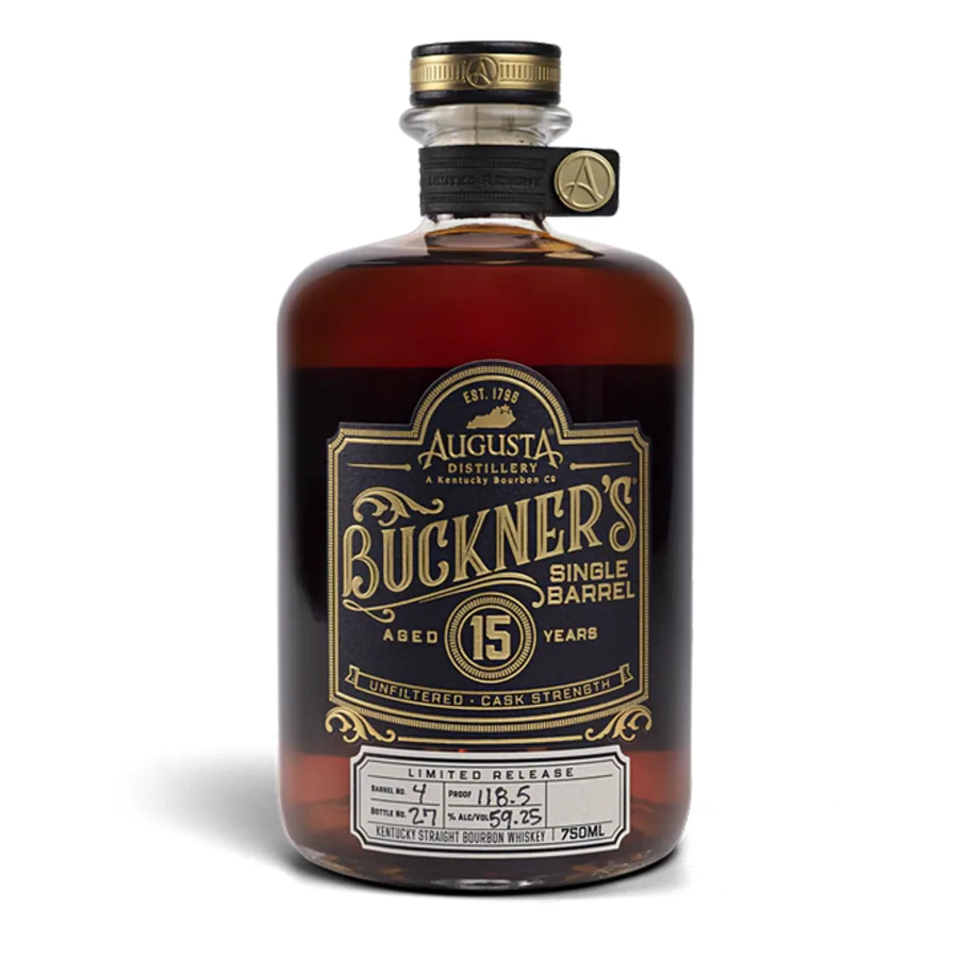 Augusta Buckner’s 15 Year Single Barrel Bourbon