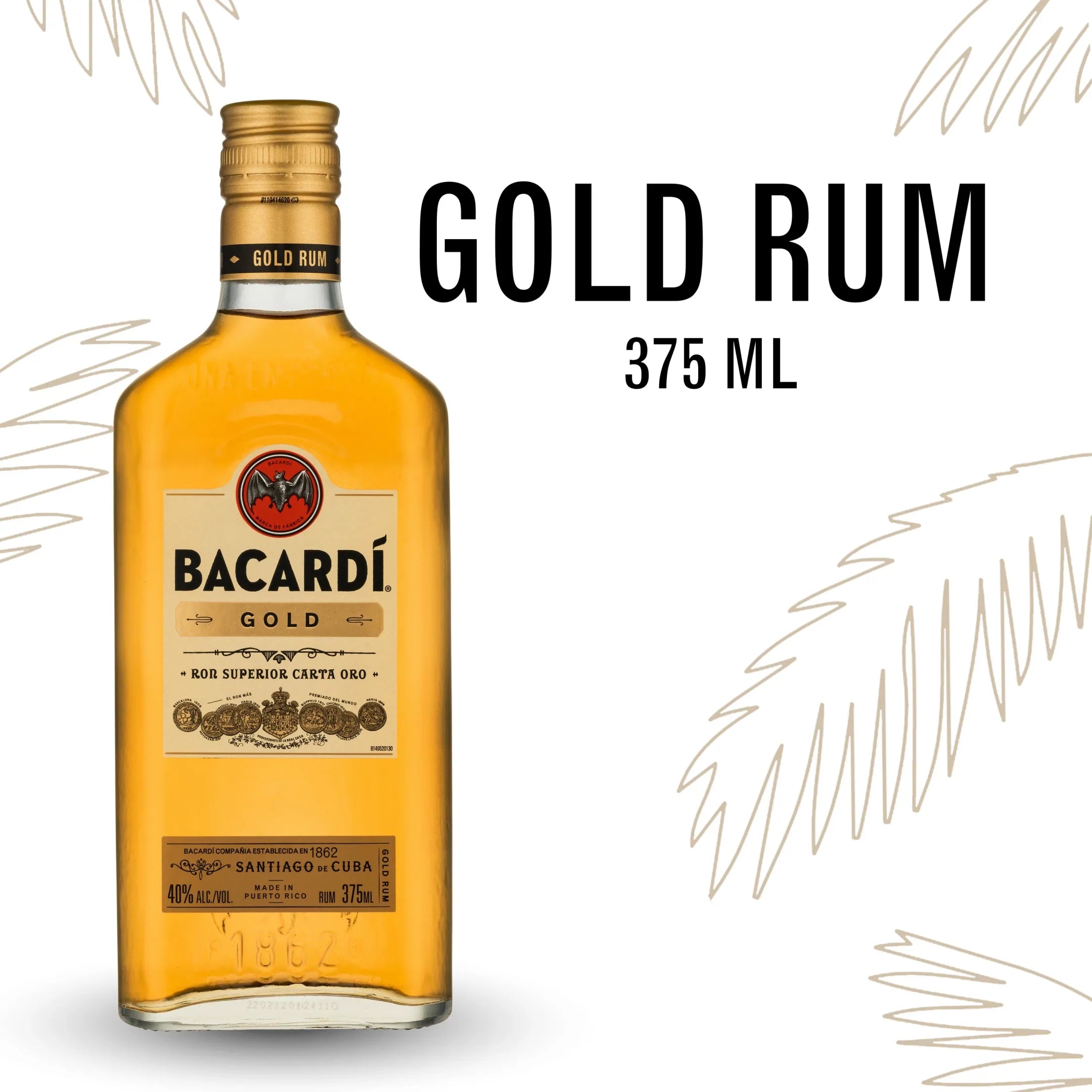 Bacardi Gold Rum 375ml