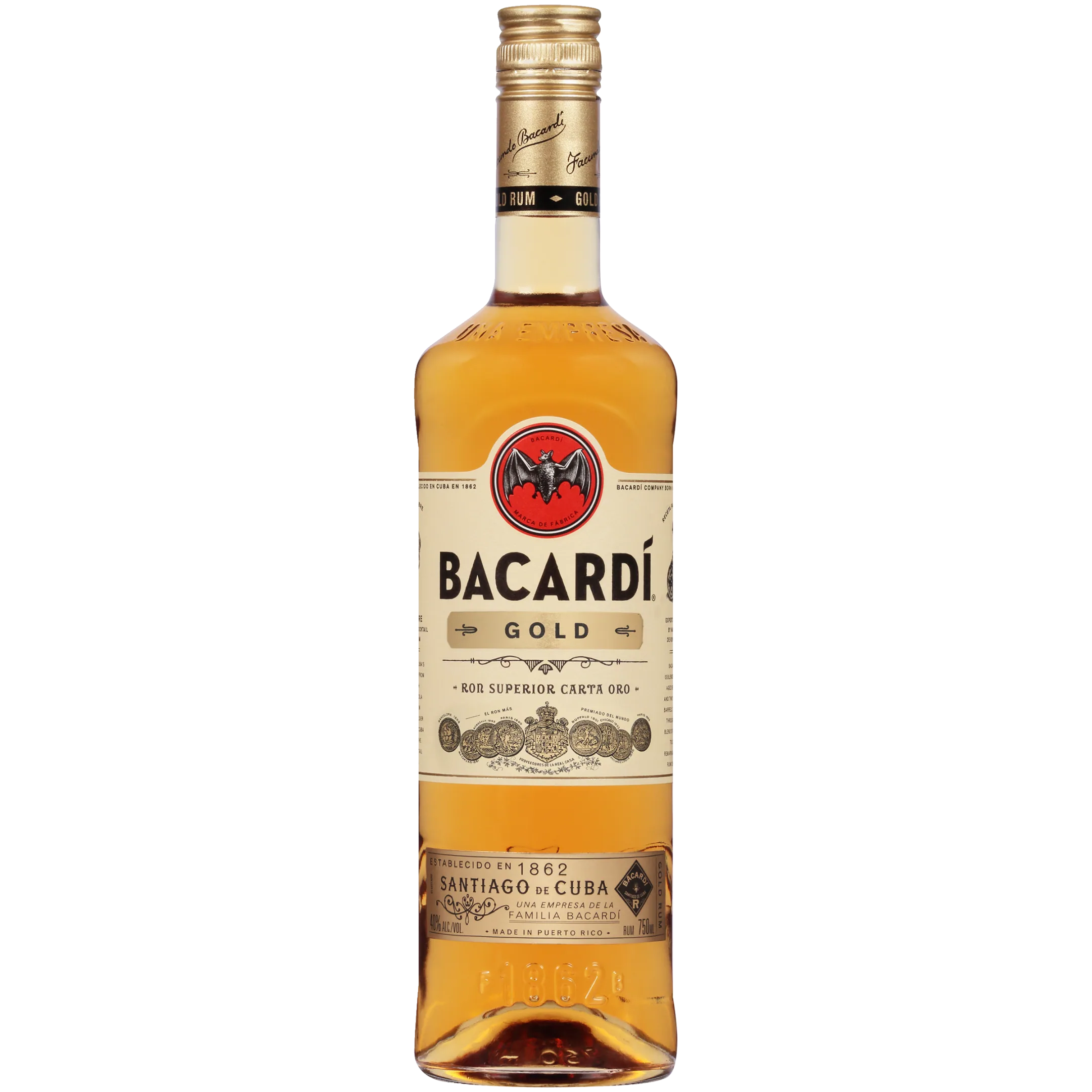Bacardi Gold Rum 750ml