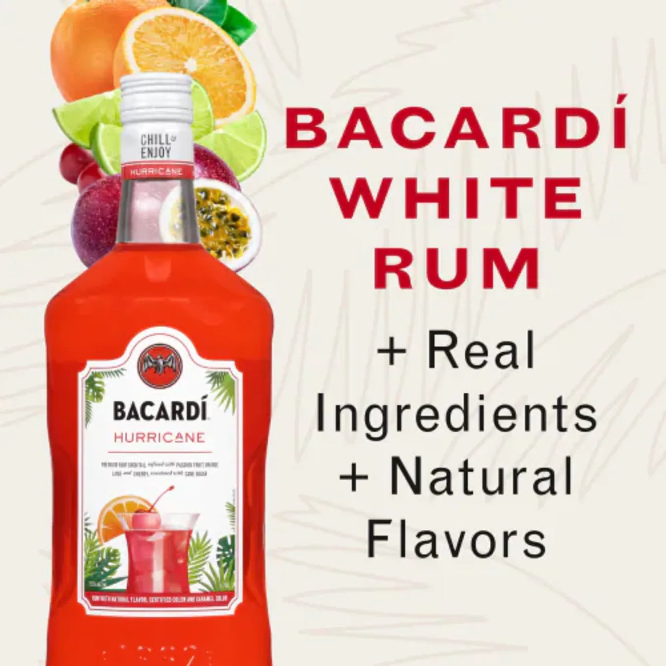Bacardi Hurricane Ready to Drink Cocktail