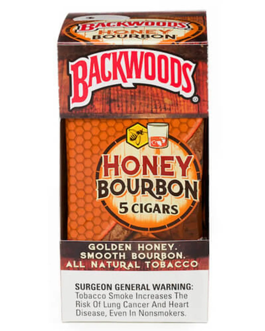 Backwoods Honey Bourbon Cigars 5 Pack