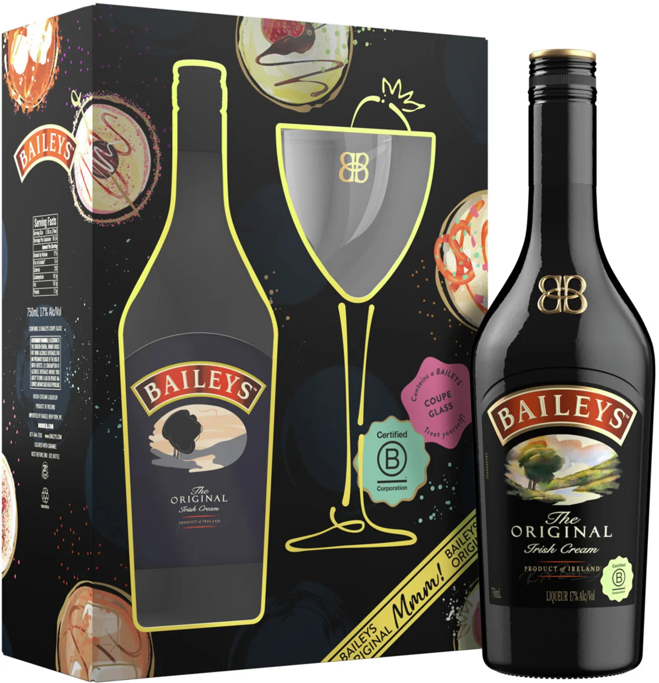 Baileys Irish Cream Gift Pack 750ml