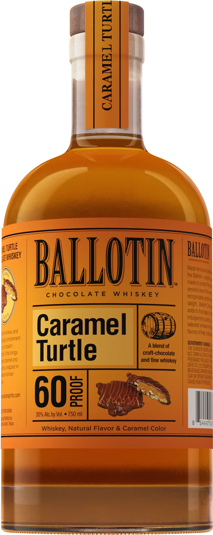Ballotin Caramel Turtle Whiskey