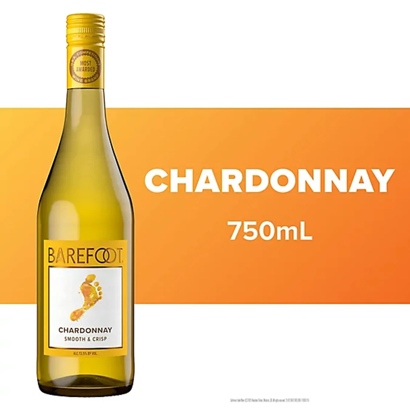 Barefoot Chardonnay 750ml