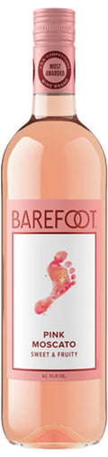 Barefoot Pink Moscato 750ml
