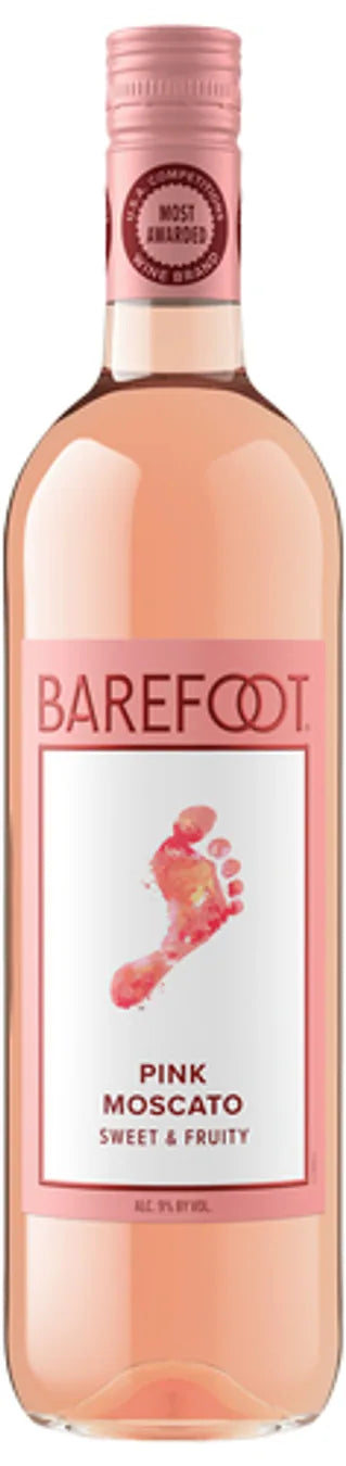 Barefoot Pink Moscato 750ml