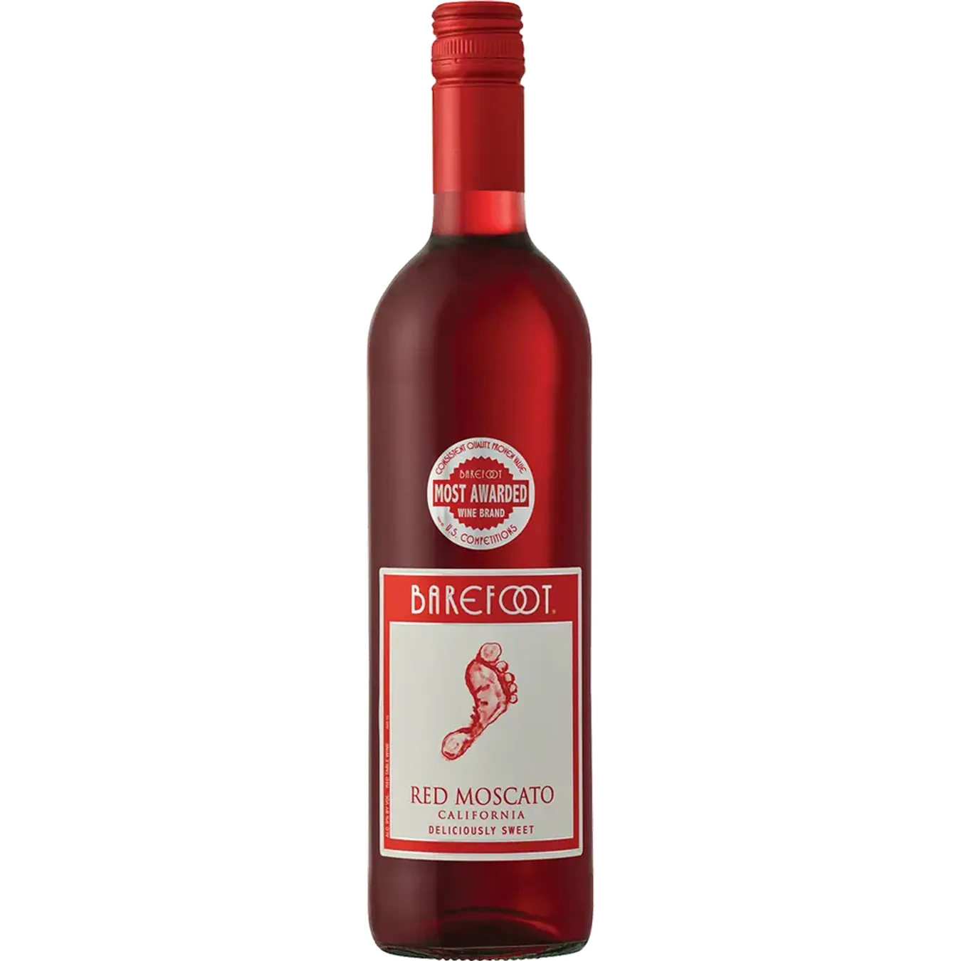 Barefoot Red Moscato 750ml