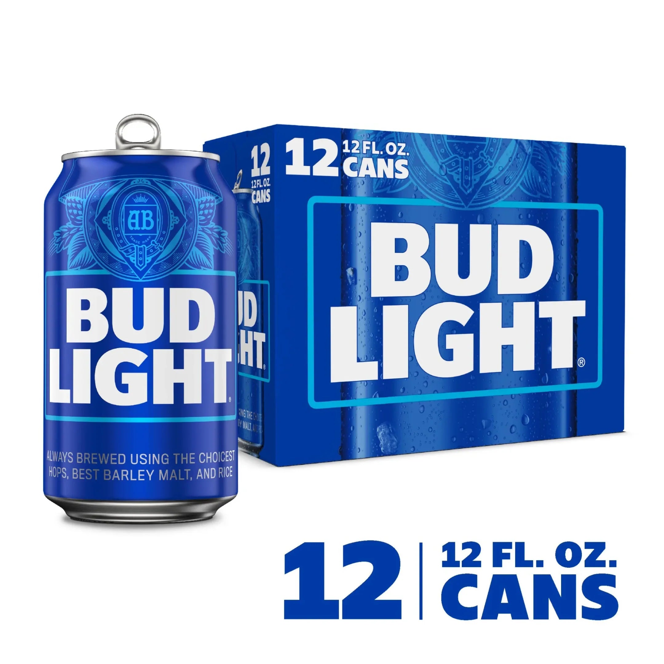Bud Light Beer 12 Pack 12oz Cans